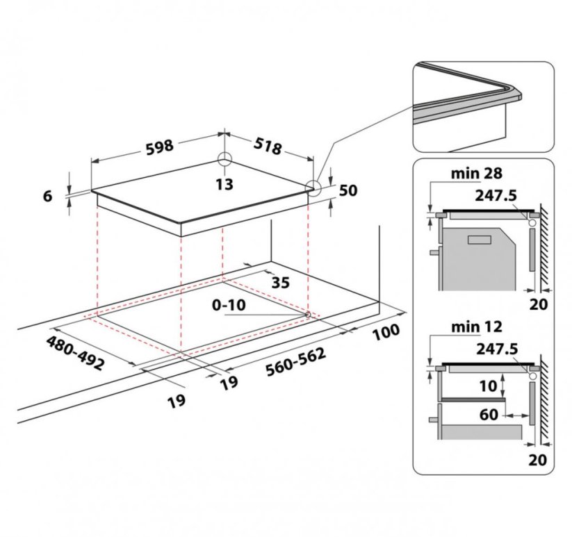 Whirlpool WL S8560 AL indukční deska