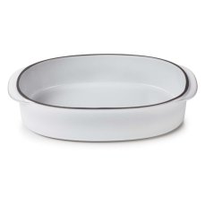Revol Caractére zapékací mísa, oválná 26 × 18,5 cm, bílá