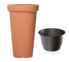 Květináč Prosperplast CLASSIC TOWER cihla  30 cm