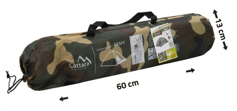 Stan Cattara ARMY pro 2 osoby 200 x 120 x 100 cm