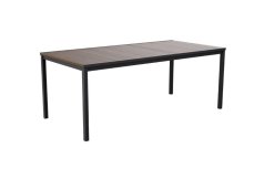 Zahradní stůl Keter Porto 200 walnut black steel