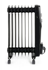 Olejový radiátor G21 Bromo černý, 9 žeber, 2000 W